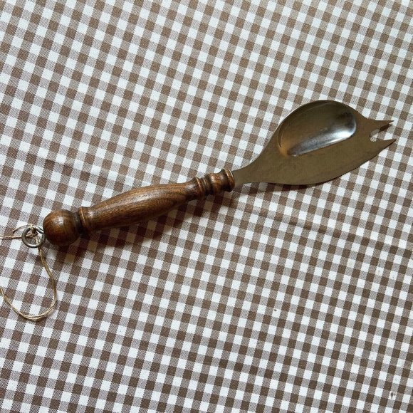 VTG WMF Sporkife Stainless Steel Spoon Knife Fork All In One With Wooden Handle - Picture 1 of 6